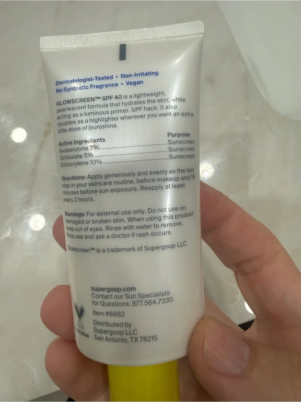 Supergoop! Glow Screen Sunrise SPF 40 - tinted moisturizer